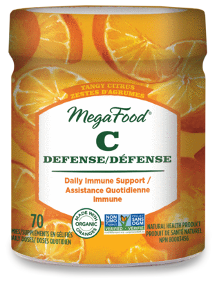 Megafood C Defense Daily Immune Support Gummies Organic 70 gummies
